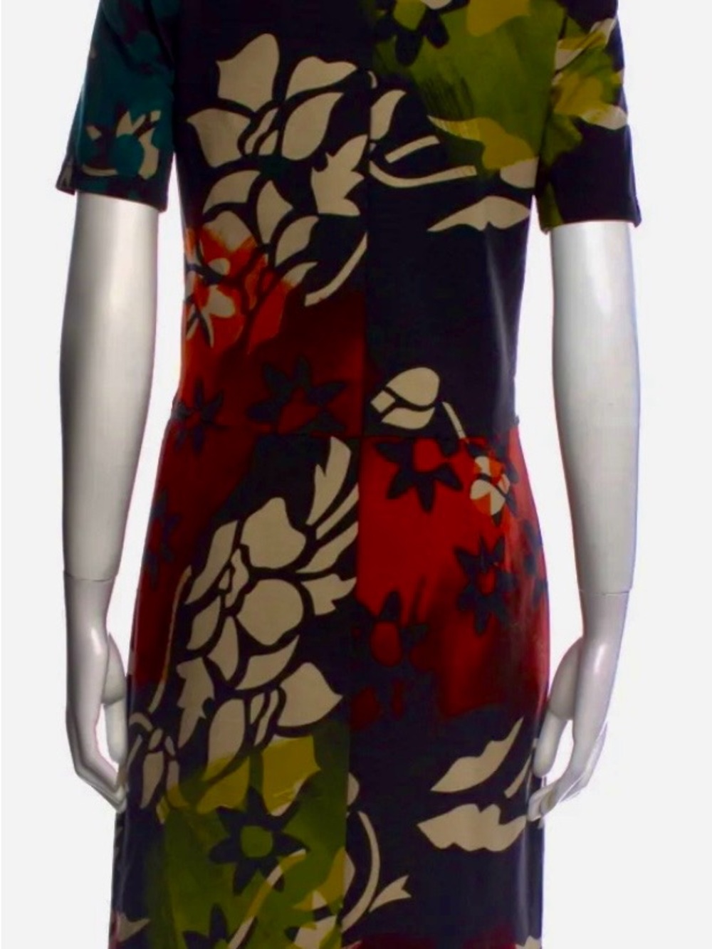 Etro Multi-Color Floral Print Mini Dress
